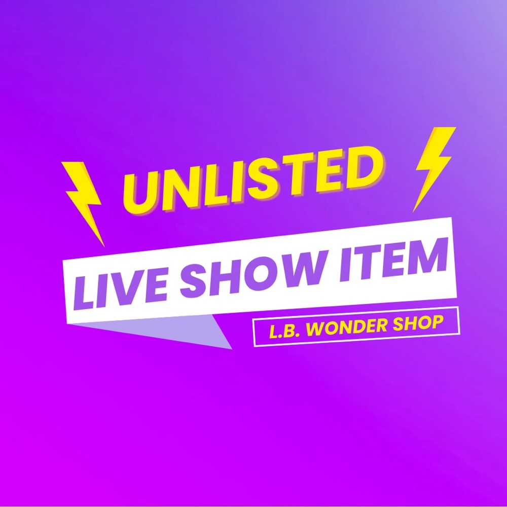 Unlisted Live Show Item